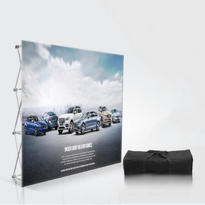 8 x 8' Display Kit Backdrop Wall Kit Backwall W/Hardware, Carry Bag Banner Stand POP UP Display
